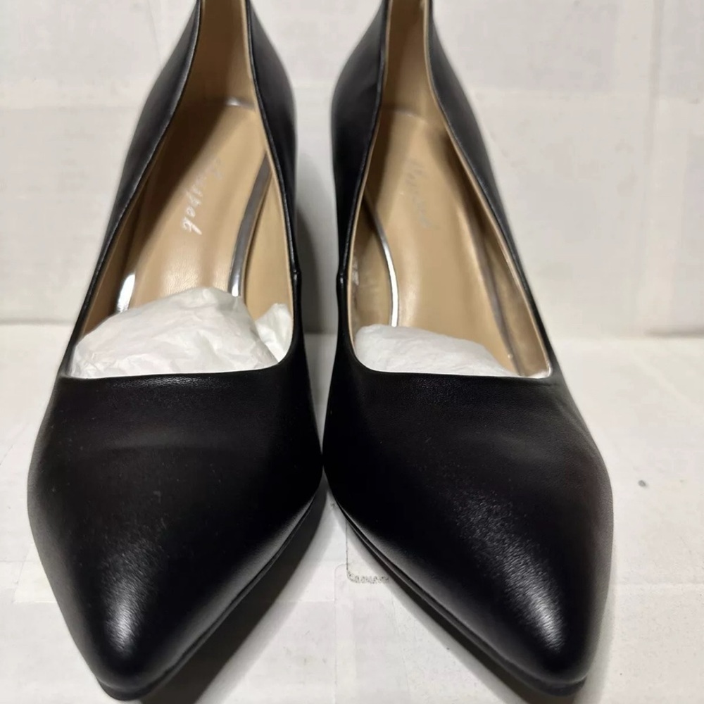 MESSPCK Women's Black  Heel  Chunky Heel Dress Shoes Size 9.5M